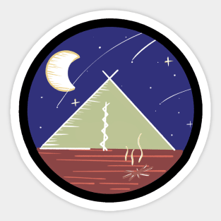 Camping Under the Stars / Nature Camping Trip Sticker